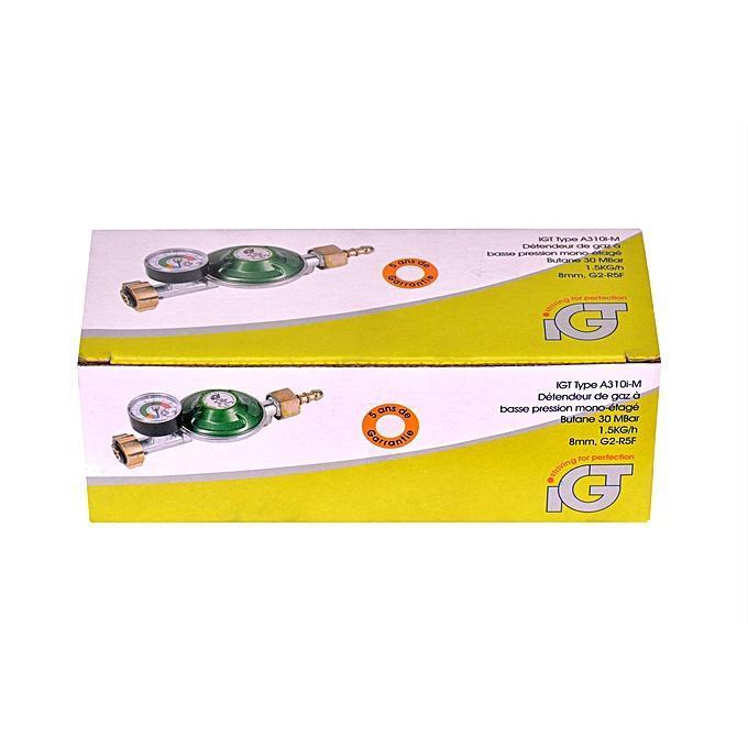 👊👌جهاز منظم ضغط الغاز IGT جهاز أمان مع مقياس ضغط